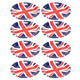 Union Jack Paper Plates - 7in